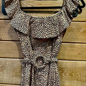 Animal print dress